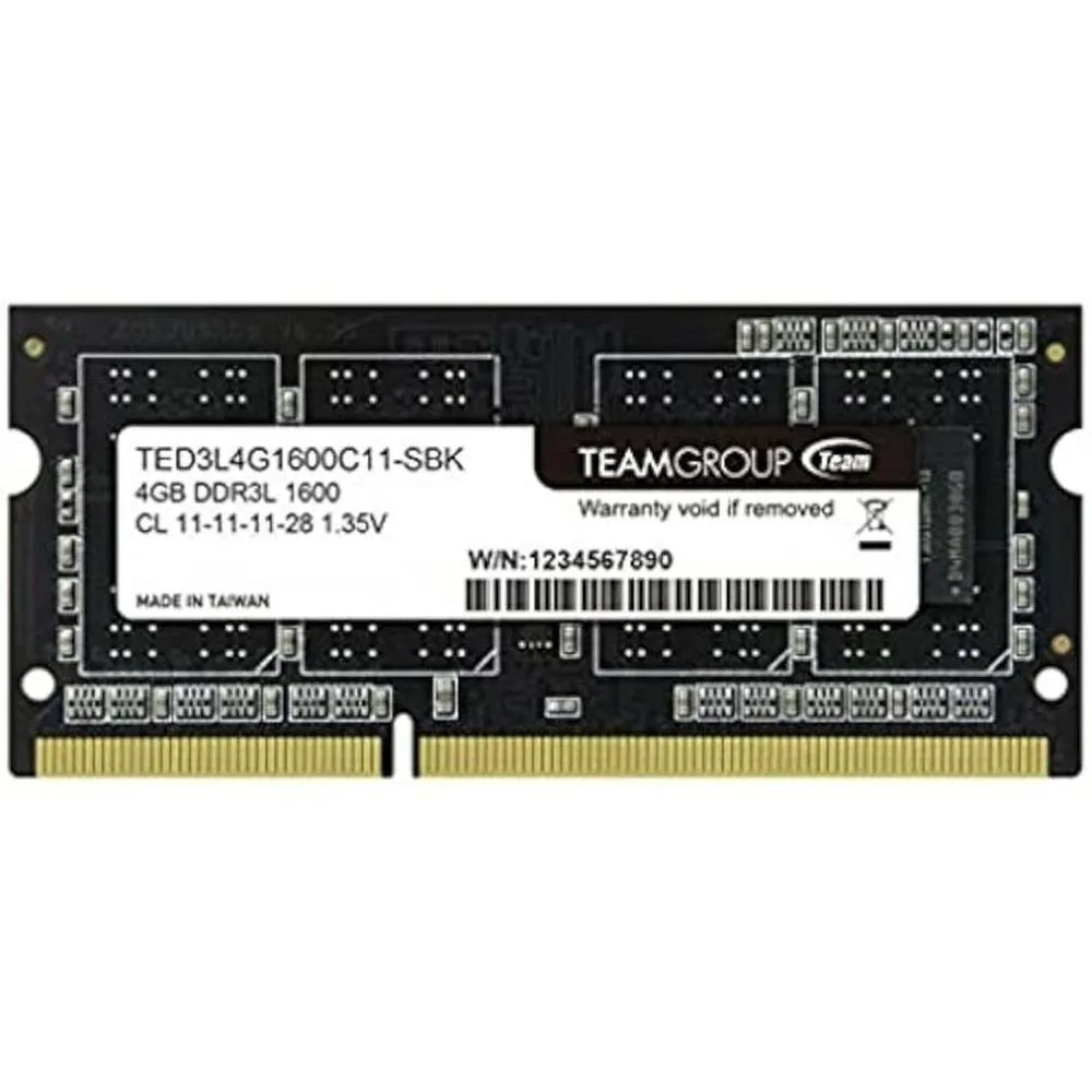 MEMORIA TG ELITE SODIMM DDR3 4GB DDR3-1600 MHZ, CL-11, 1.35V