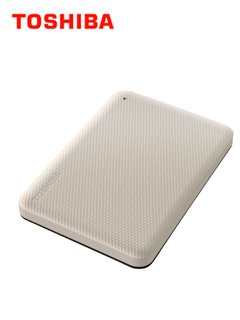 Disco Duro Externo Toshiba Portátil Canvio Advance, 1 TB, USB 3.0 / 2.0, Color: Blanco