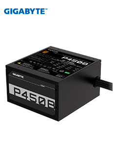 Fuente de alimentación Gigabyte P450B, ATX 12V, 450W, 80 PLUS Bronze, 100-240 Vac