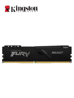 Memoria Kingston Fury Beast, 8GB, DDR4-3200MHz, PC4-25600, CL16, 1.35V, 288-Pines, XMP 2.0