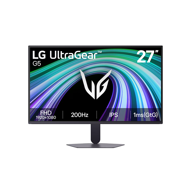 Monitor LG Gaming UltraGear G5, 27/FHD/IPS/200Hz/HDMIx2/DP/Salida_auriculares (3-Polos)