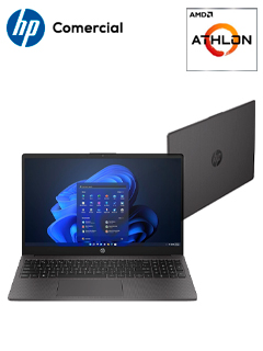 Notebook HP 255 G10, 15.6" LCD LED HD SVA, AMD Athlon Silver 2.4/3.5GHz, 8GB LPDDR5-5500