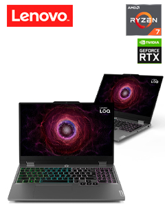 Notebook LENOVO LOQ 15ARP9, 15.6" FHD IPS, AMD Ryzen 7 7435HS 4.5 GHz, 24GB DDR5 4800