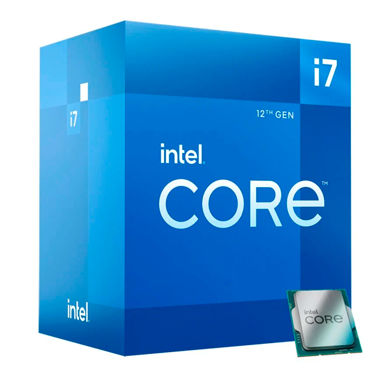 PROCESADOR INTEL CORE I7-12700 1.60/4.90GHZ, 25MB SMARTCACHÉ, LGA1700, 180W, INTEL 7(10NM)