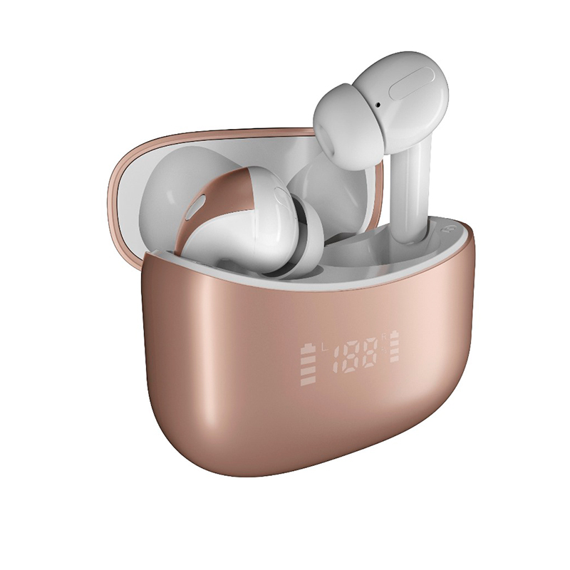 AUDÍFONOS INALÁMBRICOS TEROS, ROSADO TE8074GR