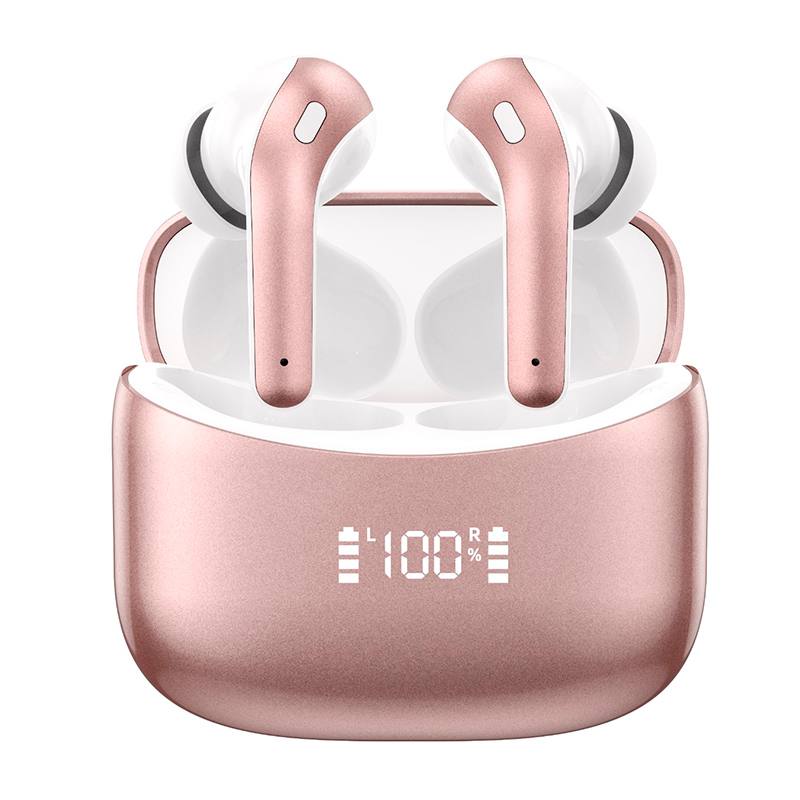 AUDÍFONOS INALÁMBRICOS TEROS, ROSADO TE8074GR