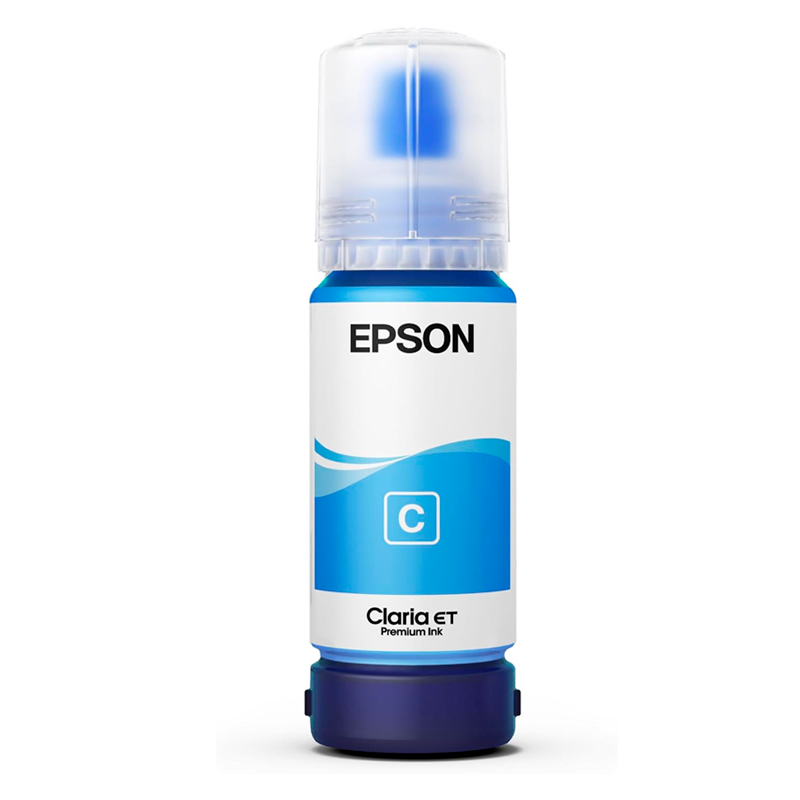 BOTELLA DE TINTA EPSON T555, COLOR CIAN, CONTENIDO 70ML