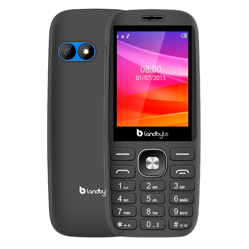 Teléfono celular básico 4g LandByte LT1418, 2.8", Dual SIM, Radio FM, Desbloqueado