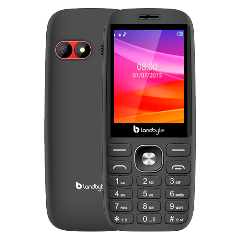 Teléfono celular básico 4g LandByte LT1418, 2.8", Dual SIM, Radio FM, Desbloqueado