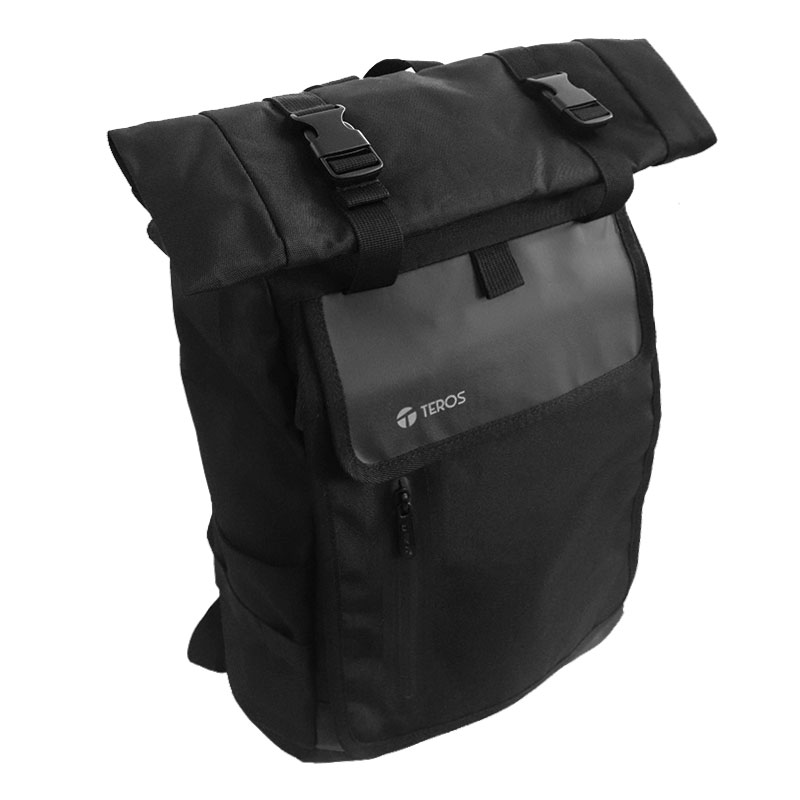 Mochila Teros TE-ACS9018, Poliéster, notebook hasta 15.6", negro