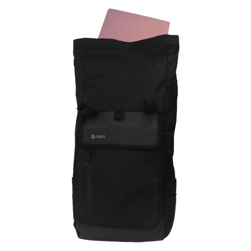 Mochila Teros TE-ACS9018, Poliéster, notebook hasta 15.6", negro