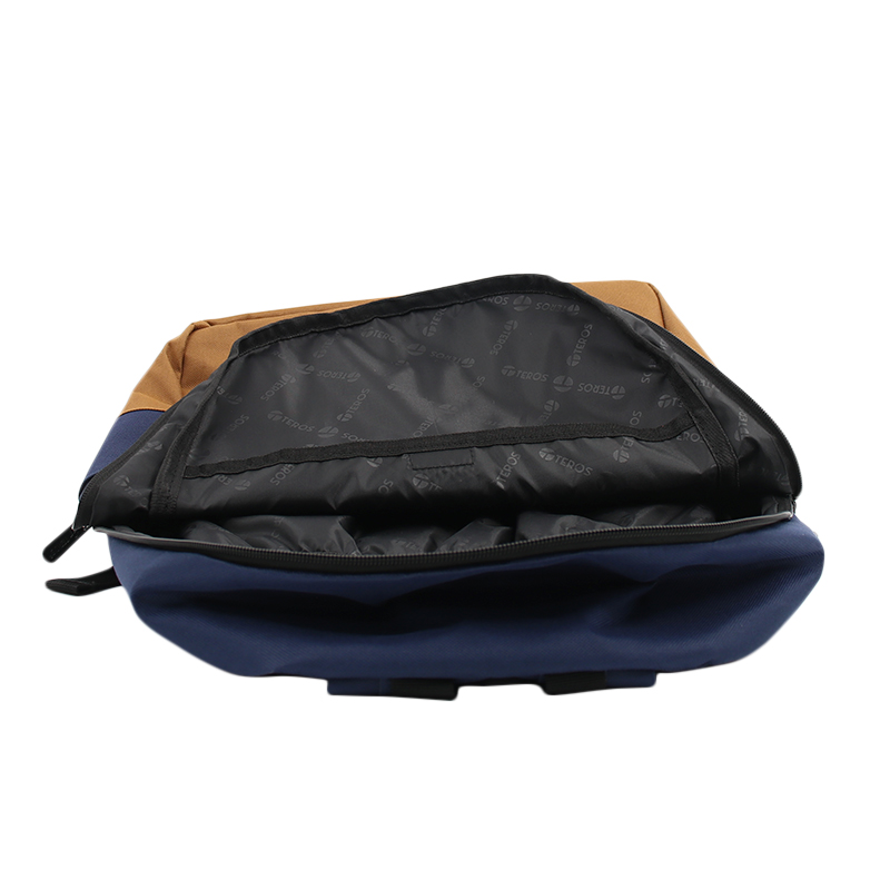 Mochila Teros TE-ACS9019, Poliéster, notebook hasta 15.6", color azul + marron