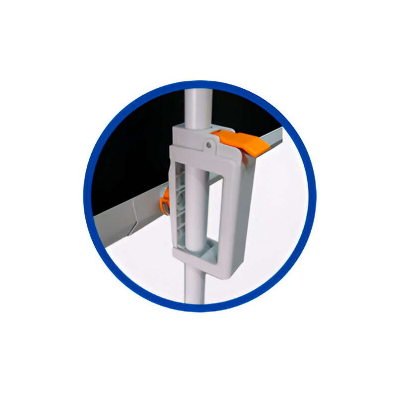 Ecran con Tripode TEROS ID-TE-9063W, 1.56 x 1.17 mts, 4:3 (80"), Blanco Mate