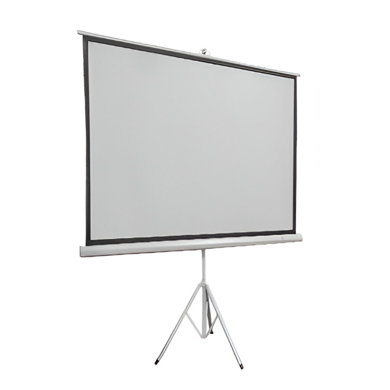 Ecran con Tripode TEROS ID-TE-9063W, 1.56 x 1.17 mts, 4:3 (80"), Blanco Mate