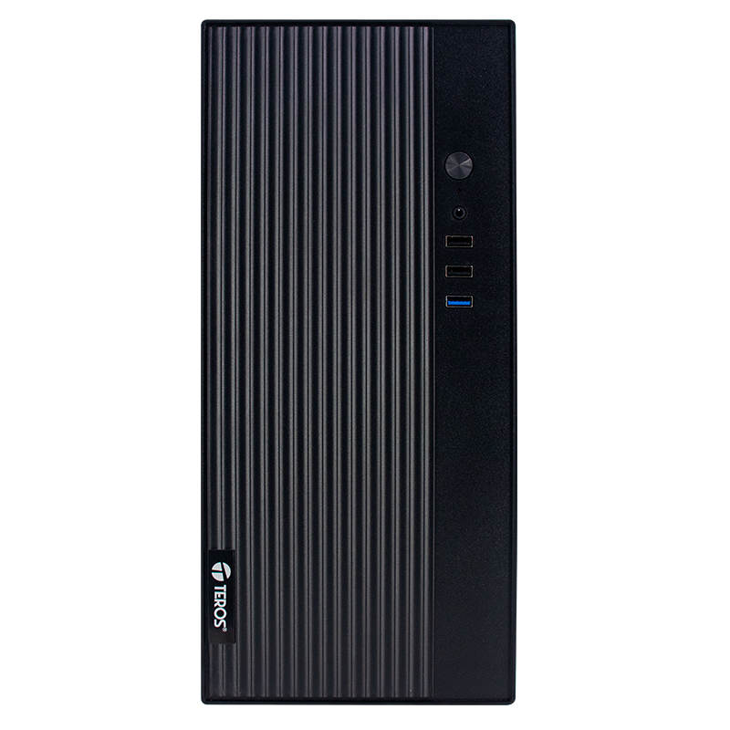 Case TEROS TE-1035S, Mini Tower ATX, 250 W, USB 3.0 / 2.0, audio HD, negro