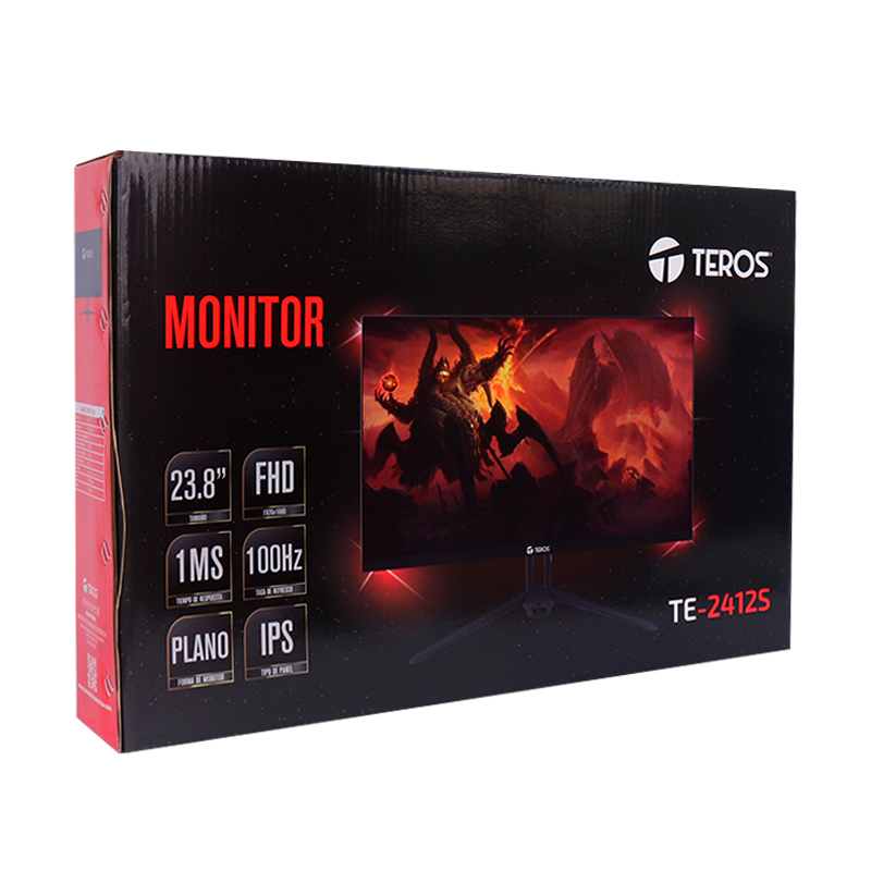 Monitor flat TEROS TE-2415S, 23.8" FHD IPS, HDMI, VGA, speaker