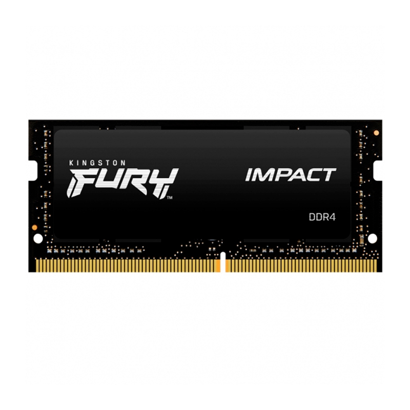 Memoria SODIMM Kingston Fury Impact, 8GB, DDR4, 3200 MHz, PC4-25600, CL20, 1.2V