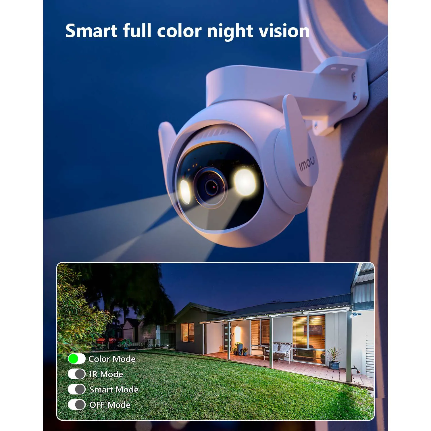 Cámara Vigilancia Wi-Fi CRUISER 2 5MP Gira 360º Noche Color