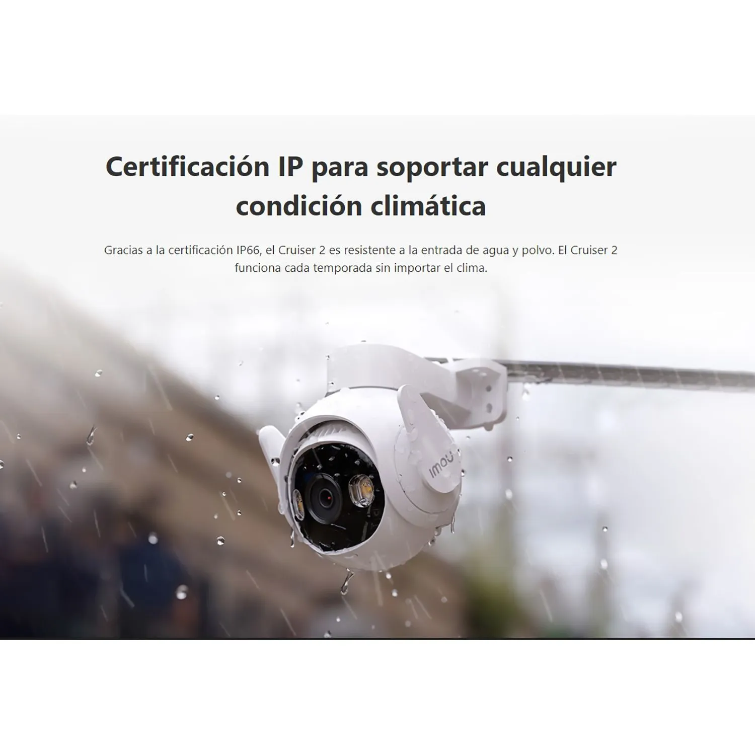 Cámara Vigilancia Wi-Fi CRUISER 2 5MP Gira 360º Noche Color