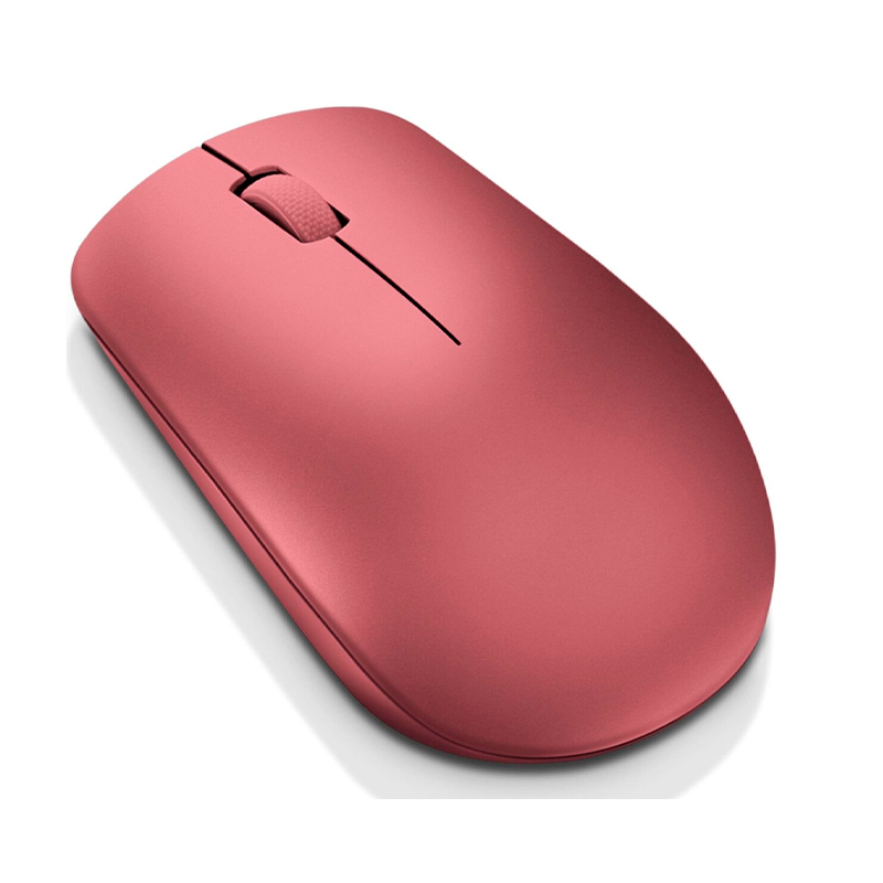 Mouse Lenovo 530 Inalambrico/Diseño Ambidextro/Sensor Optico/1200 DPI/Color Rojo Cereza