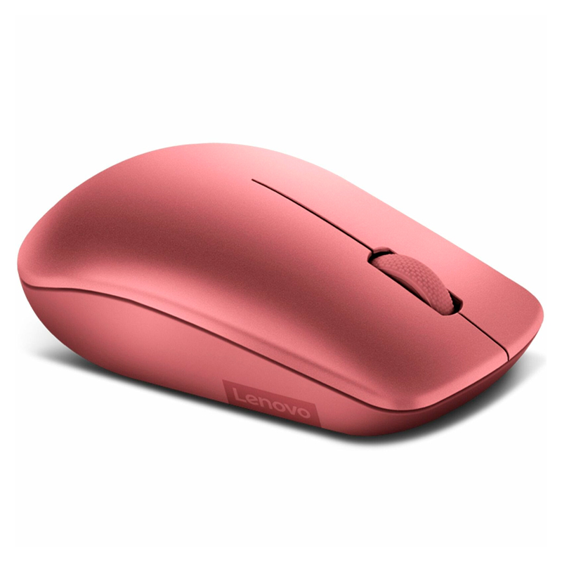 Mouse Lenovo 530 Inalambrico/Diseño Ambidextro/Sensor Optico/1200 DPI/Color Rojo Cereza