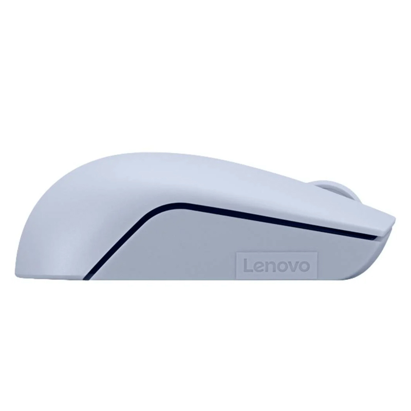 Mouse Inalambrico Compacto Lenovo 300, Color Azul Escarcha