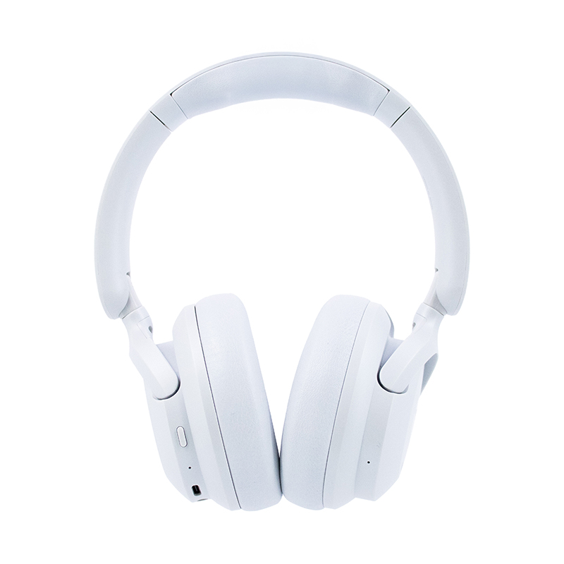 Audífono inalámbricos TEROS TE-8038W, USB-C, Blanco Titanium