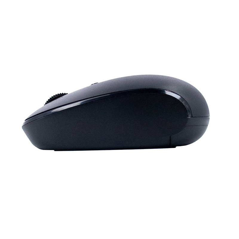 Mouse inalámbrico TEROS TE-1237S, BT 5.0, 2.4 GHz, negro
