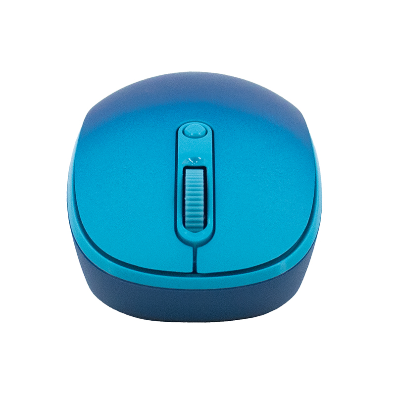 Mouse inalámbrico TEROS TE-1240S, 2.4GHz, 4 botones, azul
