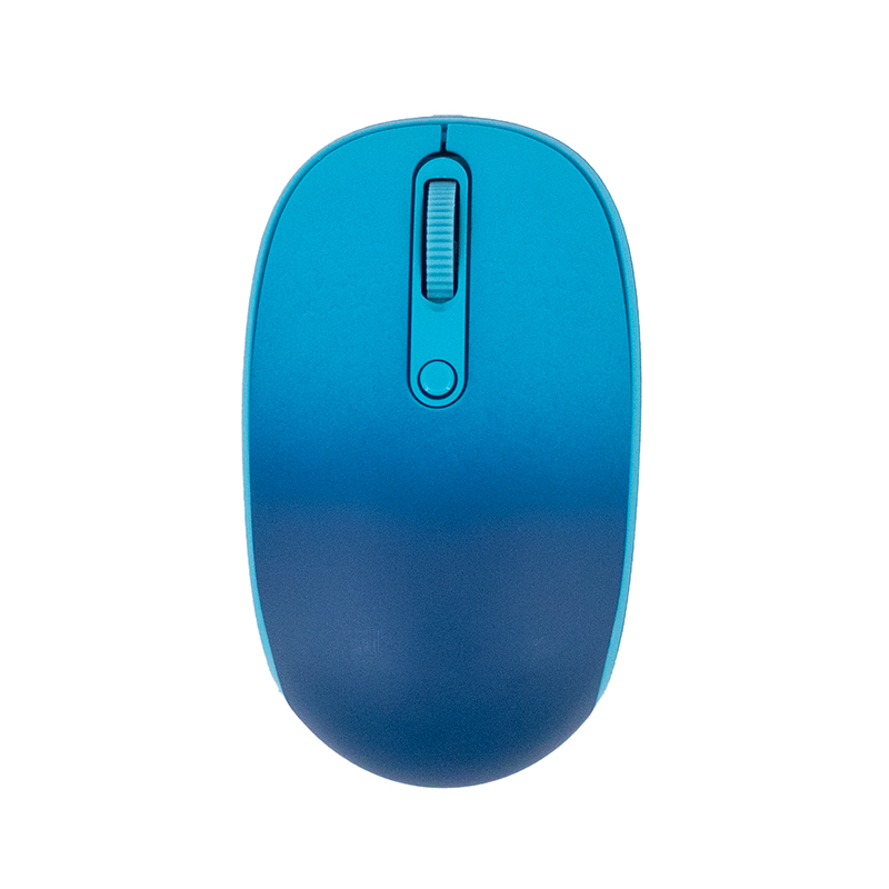 Mouse inalámbrico TEROS TE-1240S, 2.4GHz, 4 botones, azul