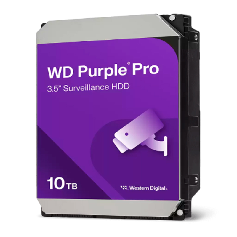 Disco duro Western Digital WD Purple Pro 10TB, SATA, 512MB Cache, 7200 rpm, 3.5"