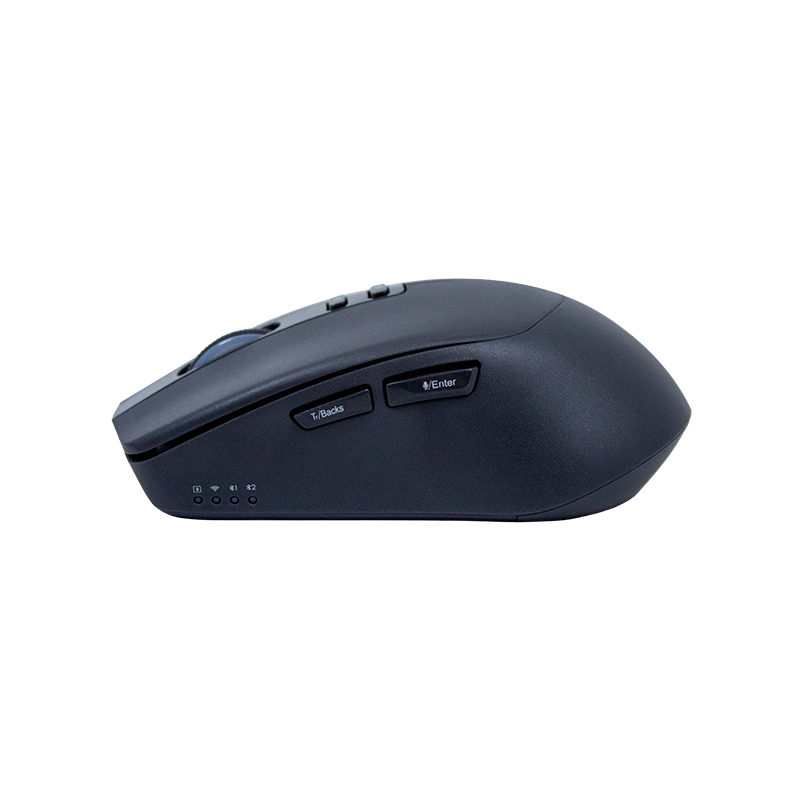 Mouse Inalámbrico Teros TE-1249AI, 2.4GHz, 8 botones, IA, DPI 3200, USB, BT