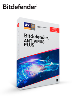 Software Bitdefender Antivirus Plus, Licencia para 3 PCs, por 12 Meses