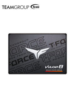 Unidad en estado solido T-FORCE VULCAN Z, 1TB, SATA 6Gb/s, 2.5", Negro, DC +5V